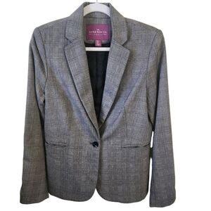 The Savile Row Co Dark Academia Plaid Blazer Size S
